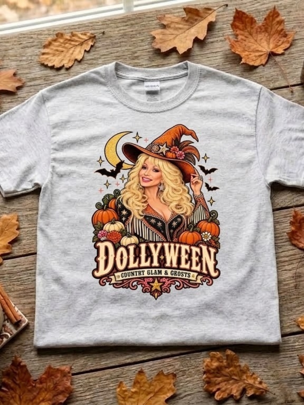DOLLYWEEN Graphic Tee Dolly Fall Trendy Tee
